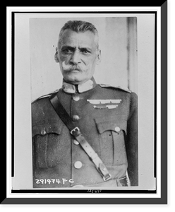 Anastasios Papoulas, half-length portrait, facing front, in military uniform, Antique Poster
