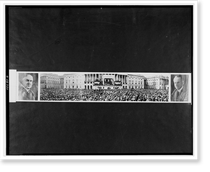 Vintage Photo Print - Harding Inauguration, March 4th, 1921