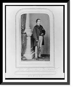 Possibly Frederick III, Crown Prince of Prussia, full-length portrait, standing, facing right Classic, Vintage Poster