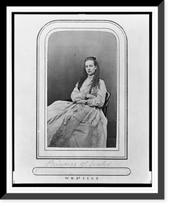 Alexandra, Princess of Wales, full-length portrait, seated, facing left, Historic Reproduction