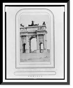 Arco della pace, Milan, Antique Print