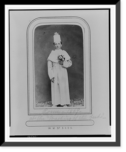 An acolyte, full-length portrait, standing, facing front, at the washing of the feet ceremony, Antique Wall Art