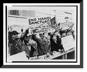 Historic Framed Print, The counter-marchers,  17-7/8" x 21-7/8"