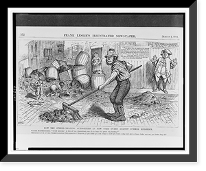 Antique City View - New York City - How the street-cleaning authorities
