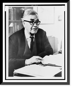 Historic Portrait - Karl Barth, half-length portrait, seated