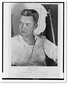 Antique Photo Print - Hart Crane, author of The bridge.photograph