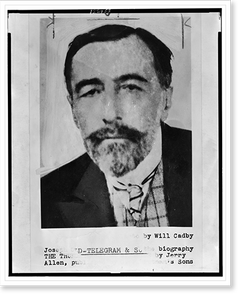 Historic Portrait - Joseph Conrad, bust portrait - Antique Wall Decor Print
