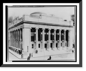 Historic Framed Print, Consolidated Exchange [i.e. Consolidated Stock Exchange of New York], Broad St.,  17-7/8" x 21-7/8"