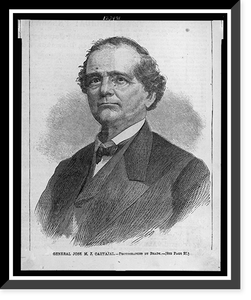Vintage Photo Print - General Jose M.J. Carvajal.photographed by Brady