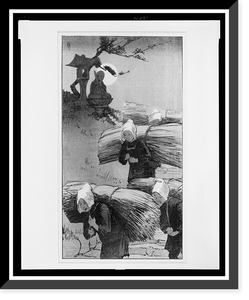 Historic Framed Print, [The return].HH [monogram].,  17-7/8" x 21-7/8"