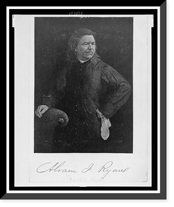 Abram J. Ryan, half-length portrait, standing, facing right Classic, Antique Print