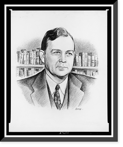 Luther Harris Evans, Librarian of Congress, head-and-shoulders portrait, facing slightly right.Sudduth, Antique Poster