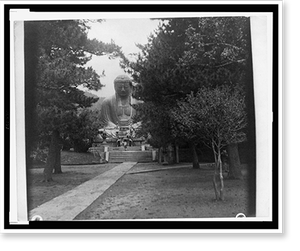 Historic Photo Print - Great Buddha, Kamakura - Historic Wall Art Gift