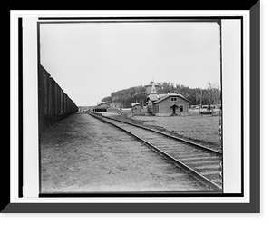 Historic Framed Print, St. Khrustal'naia Perm'-Kungurskoi zhel. dor.,  17-7/8" x 21-7/8"