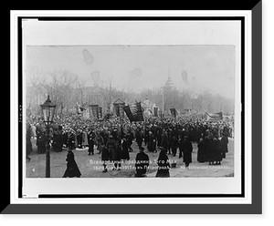 Historic Framed Print, The 1st of May celebration, Isaakievskii Square, Petrograd - 2,  17-7/8" x 21-7/8"