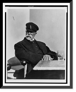 Tomas G. Masaryk, half-length portrait, seated at bar, facing slightly left.Foto K. Capek. Classic, Vintage Wall Art