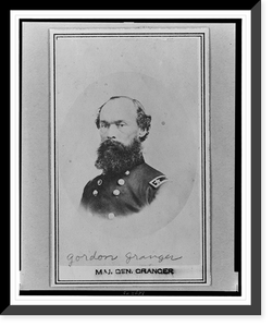 Antique Photo Print - Maj. Gen. Granger - Historic Wall Art Gift