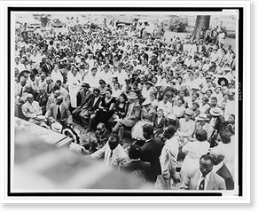 Black & White Photo - Funeral of Rev. George W. Lee (Belzoni, Miss.)