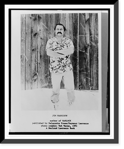 Jim Harrison. author of Warlock, Vintage Wall Art
