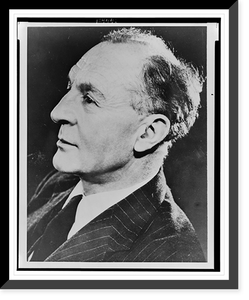 Joyce Cary, head-and-shoulders portrait, facing left, Antique Poster