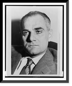 Alberto Moravia, head-and-shoulders portrait, facing front, Antique Poster
