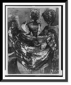 Historic Framed Print, Via crucis #8.Ernest Freed '51. - 2,  17-7/8" x 21-7/8"