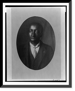 African American man, head-and-shoulders portrait, facing slightly left - 2, Vintage Wall Art