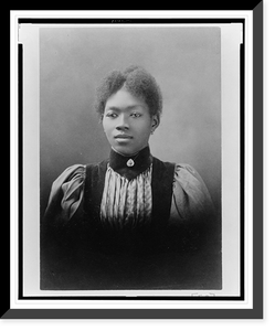 African American woman, head-and-shoulders portrait, facing slightly left - 3 Classic, Antique Print