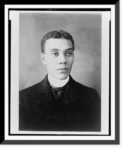 African American man, head-and-shoulders portrait, facing slightly right - 2, Antique Print
