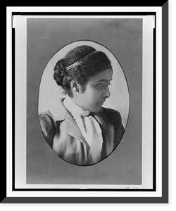 African American woman, head-and-shoulders portrait, facing right - 4, Vintage Poster