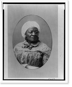 Antique Portrait - African American woman, head-and-shoulders portrait