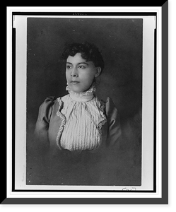 African American woman, head-and-shoulders portrait, facing left - 6, Antique Poster