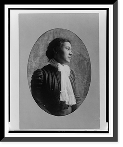 African American woman, half-length portrait, facing right - 8, Antique Poster