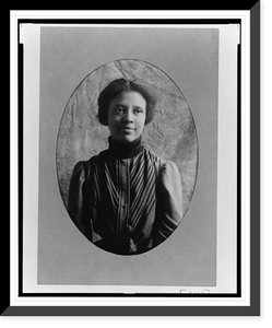 Historic Framed Print, [African American woman, half-length portrait, facing front] - 9,  17-7/8" x 21-7/8"