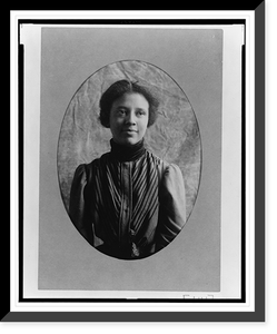 African American woman, half-length portrait, facing front - 9 Classic, Historic Print