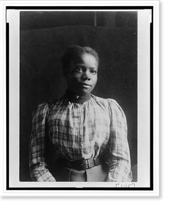 Antique Portrait - African American woman, half-length portrait (4)