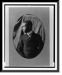 African American man, half-length portrait, left profile - 3, Antique Wall Art