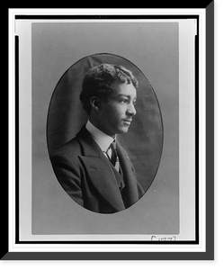 Historic Framed Print, [African American man, head-and-shoulders portrait, facing right] - 3,  17-7/8" x 21-7/8"