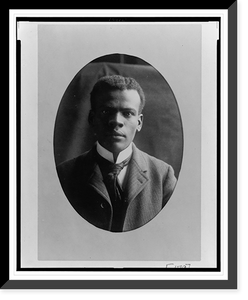 Historic Framed Print, [African American man, head-and-shoulders portrait, facing front] - 7,  17-7/8" x 21-7/8"