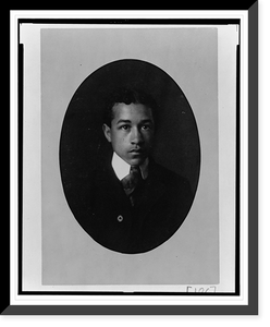 Historic Framed Print, [African American man, head-and-shoulders portrait, facing front] - 8,  17-7/8" x 21-7/8"