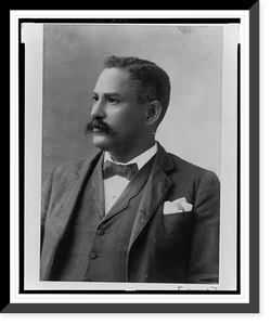 African American man, half-length portrait, facing left, Antique Wall Art