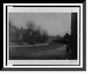 Antique City View - Atlanta - Exterior view of houses along unpaved
