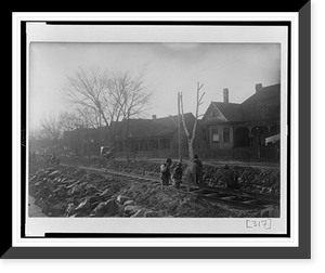 Historic Railroad - Railroads & Depots - Railroad construction through