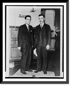 Historic Portrait - Legs Diamond and Daniel H. Prior