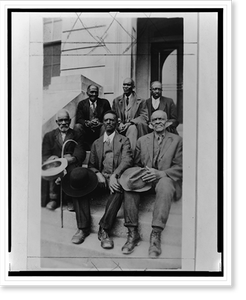 Antique Photo Print - Attendants at Old Slave Day, Southern Pines