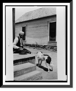 Black & White Photo - John Barker, ex-slave, Abilene