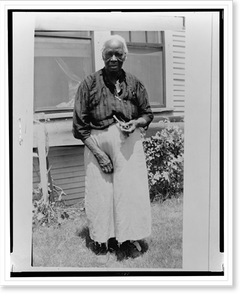 Black & White Photo - Dallas - Julia Daniels, ex-slave