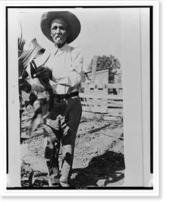 Black & White Photo - Ben Kinchelow, ex-slave, Hondo