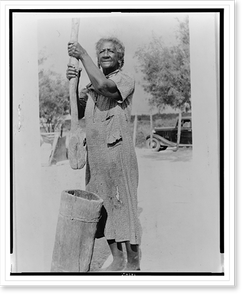 Antique Photo Print - Johanna Lesley, ex-slave, Bracketville