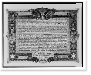 Antique Photo Print - Independence of Israel.Arthur Szyk, 1948 (1)